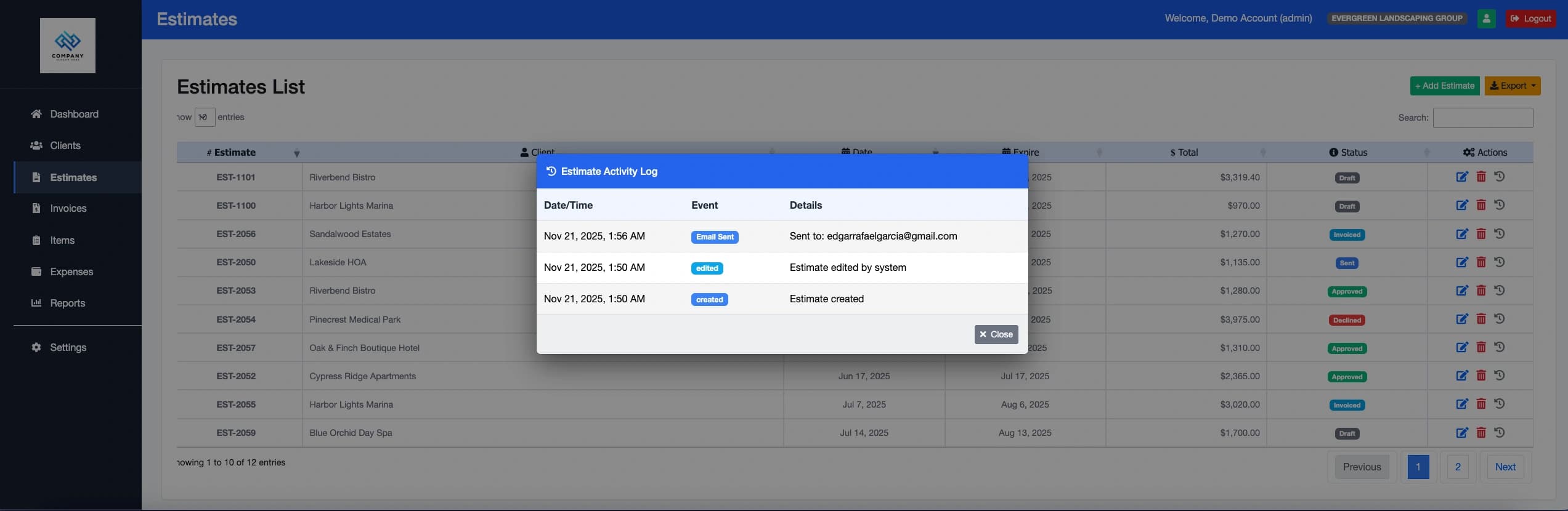 Public Approval View