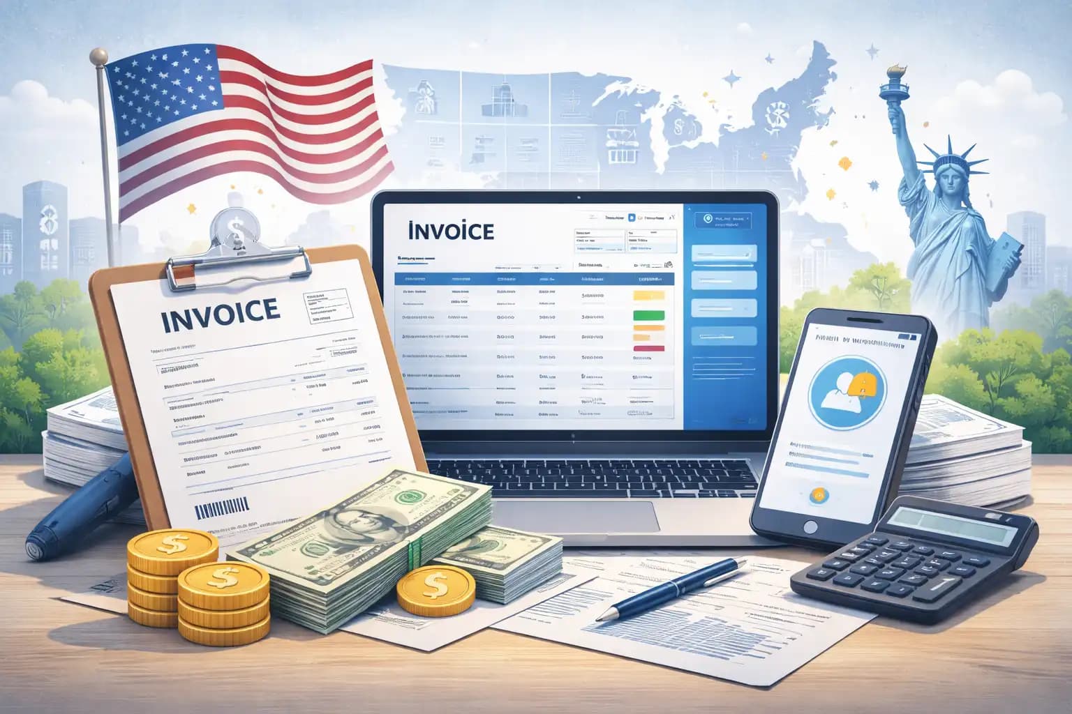 ¿Es necesario tener un sistema para hacer invoices en USA?